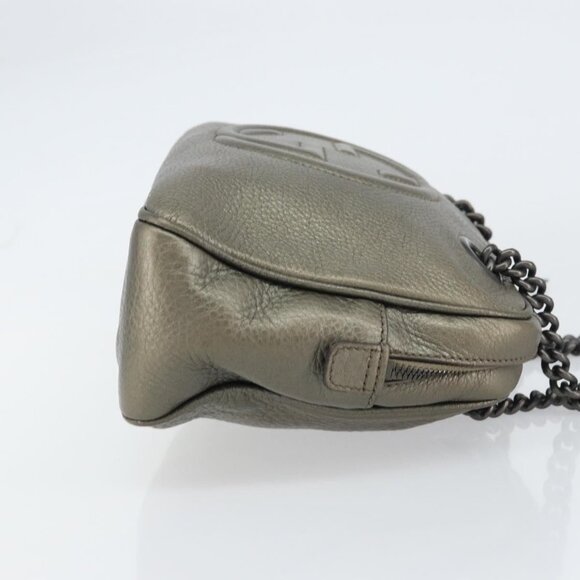 GUCCI Chain Shoulder Bag Leather Gold Tone 308983 Auth ka653 - Picture 5 of 16